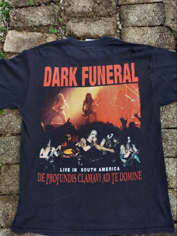2009 Dark Funeral De Profundis Clamavi Ad Te Доминира над вашата тениска за фенове U3693