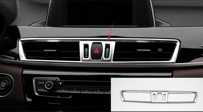 Автомобилни Аксесоари, ABS Централен ключ климатик Регулиране на облицовки, шапки за BMW X1 X2 2018