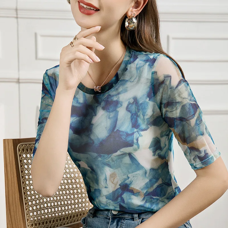 Висококачествени дамски блузи 2024 г., дизайн от тензух, пролетно-лятна риза, дамски дрехи, секси съкратен топ, ежедневна блуза Y2k