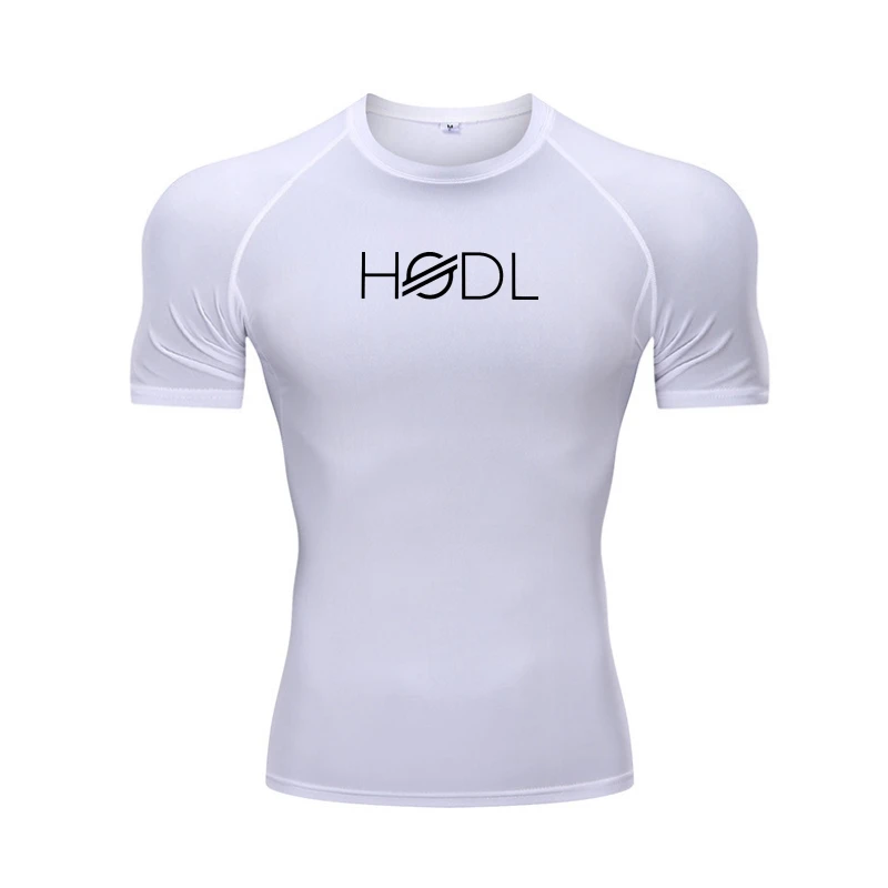 Звезден Hodl Crypto Bitcoin Blockchain Графични Тениска Мъжка Тениска За Почивка от Чист Памук, Реколта Тениски Camisa Градинска Дрехи Лято