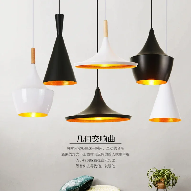 Креативен окачен лампа в стил Loft от чугун с една глава, ресторант в индустриален стил, Офис, Инженеринг Магазин, Декорация, Осветителни Полилей