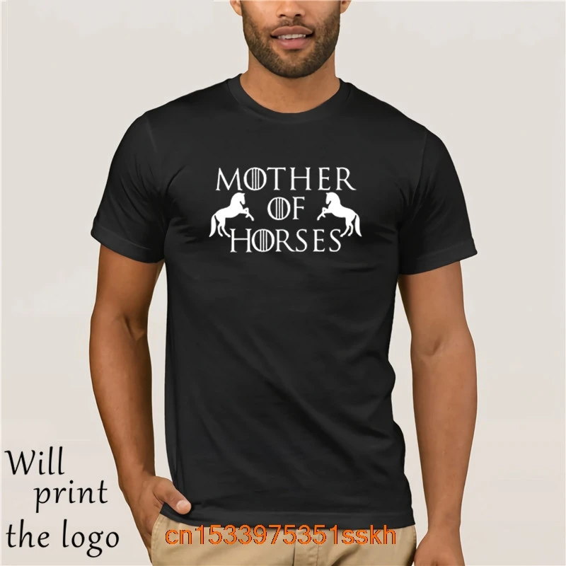 Нова тениска Mother Of Horses, Дамски Памучен Тениска С кръгло деколте И къс ръкав За конна Езда, Тениска за Любителите на езда, Потници за момичета, Дамски дрехи