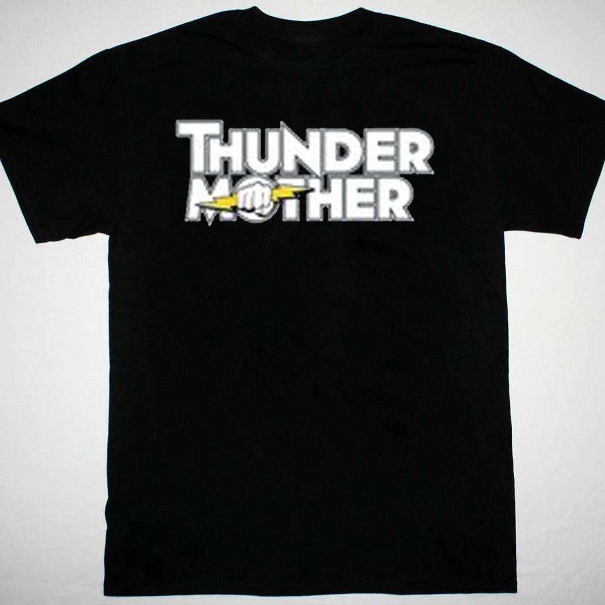 Тениски с логото на групата Thundermother, черно, С къс ръкав, Всички размери от S до 5Xl 1F1148