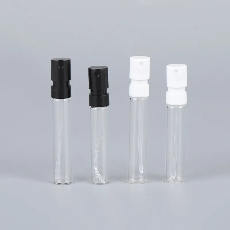 1,5 мл 2 мл на Нова мини-козметика 1 мл Проба за Флакон за парфюм от прозрачно стъкло Отделен Флакон за парфюм Миниатюрна Опаковка Преносим Инхалатор