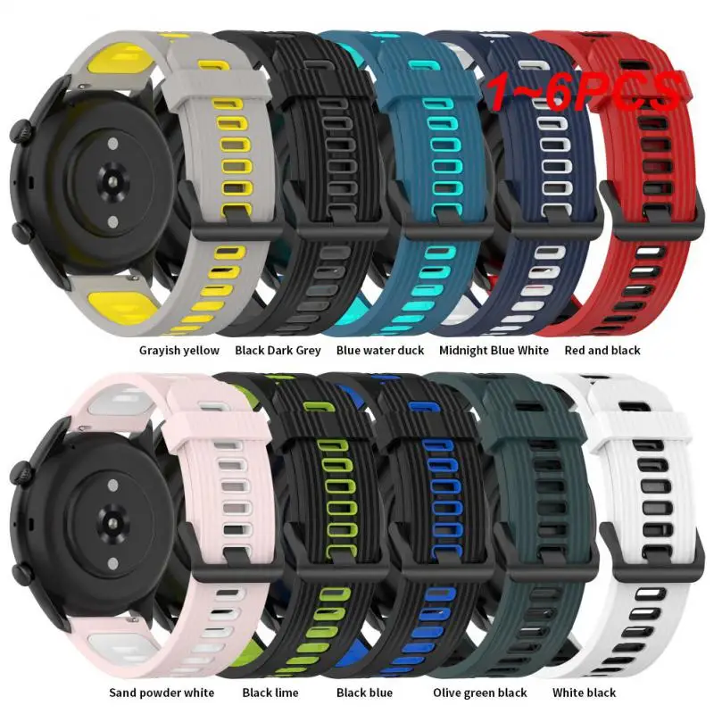 1-6 бр. Официален каишка за часовник Amazfit GTR4 GTR3 GTR 3 каишка Силикон гривна За часа GT3 GT 3 42 мм и 46 мм гривна