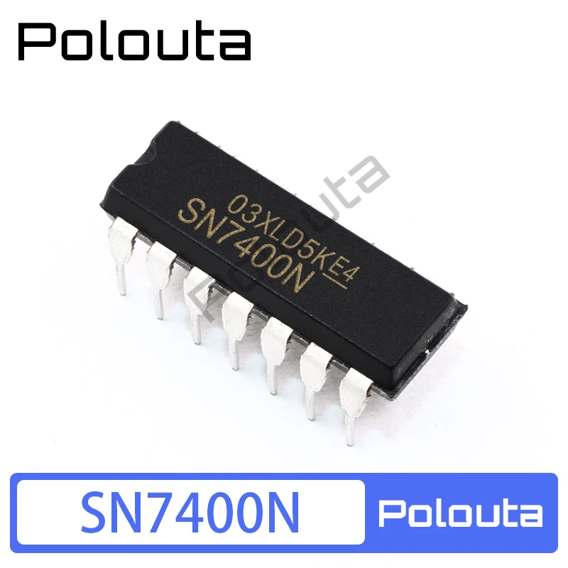 10 Бр Логически елемент SN7400N DIP14 и инверторен чип NAND-вентиля DIY Комплект Електроника Arduino Nano Безплатна доставка Интегрална схема