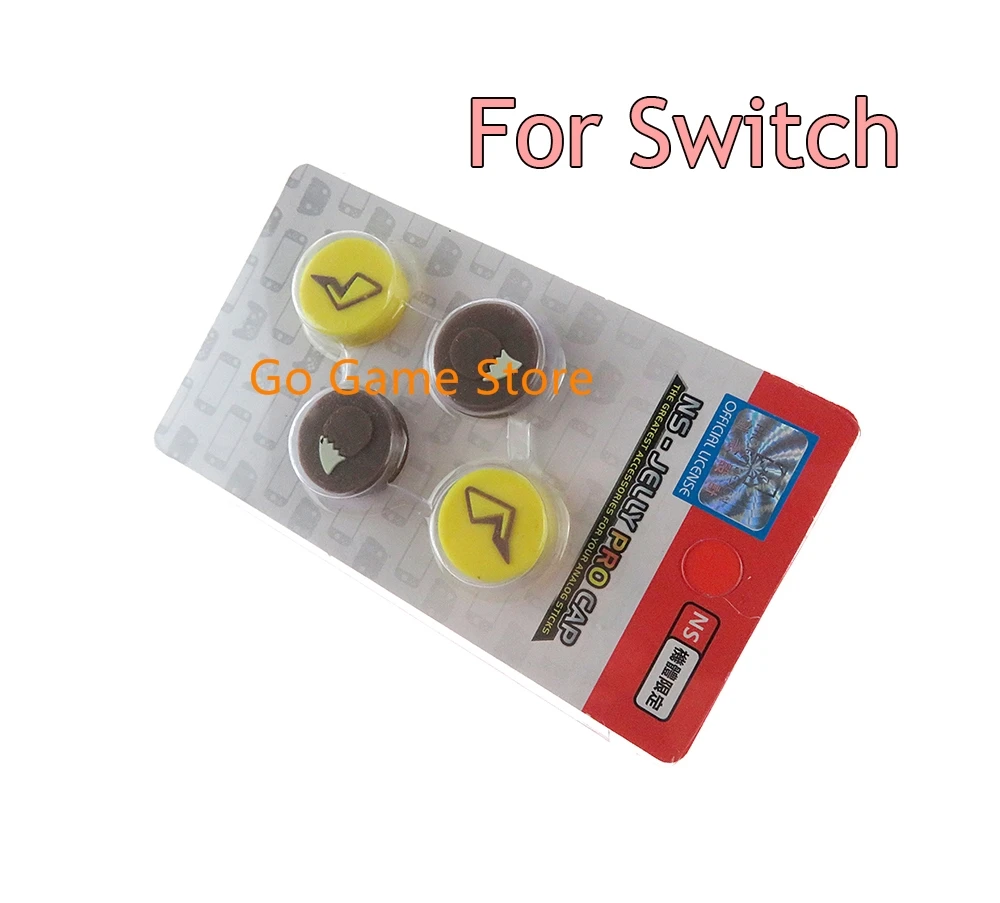 10 комплекта за Защитната Капачка Switch Pro Gergana Gergana Cap Комплект от четири броя Силиконов калъф JoyCon за NS Switch