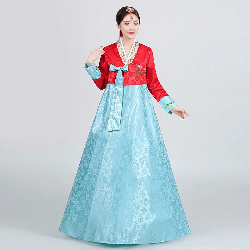 10 Цветове На Дрехите В Корейски Стил На Корейското Традиционната Рокля Ханбок Мода На Националния Костюм На Жената Ново Дворцовое Рокля За Cosplay