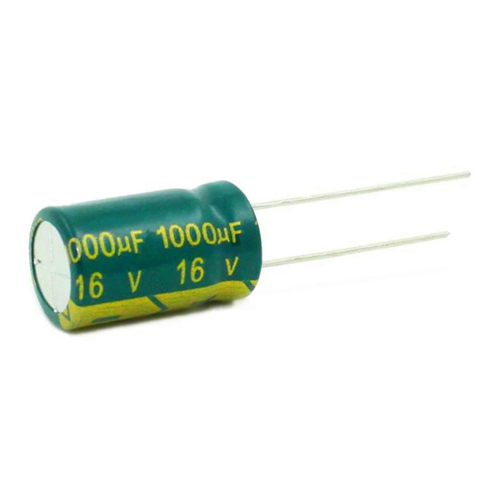 10шт 16V1000UF 1000UF 16V 8*16 ниско съпротивление esr/импеданс висока честота на алуминиеви електролитни кондензатори с размери 8*16 16V 1000uf 20%