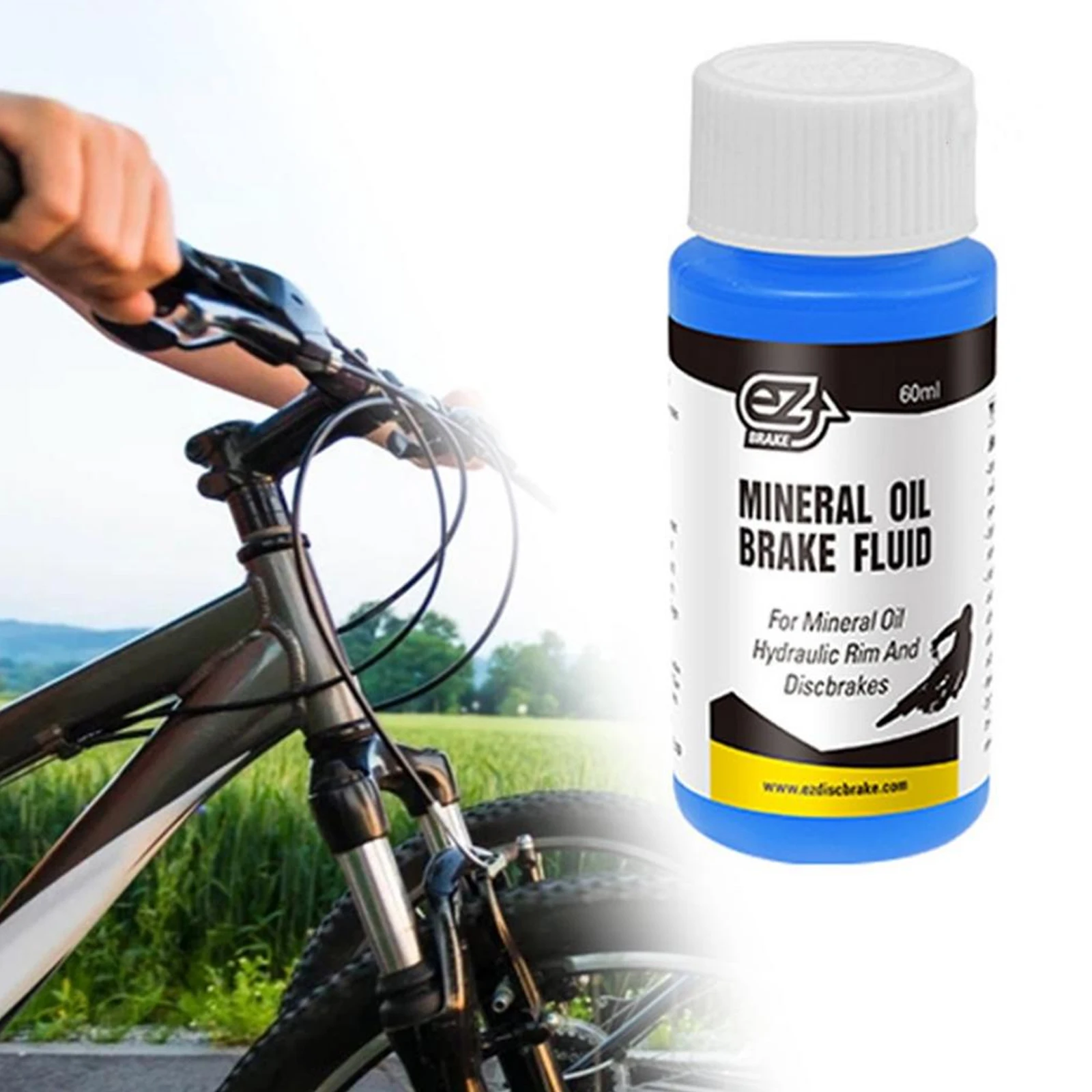 1БР 60 мл Спирачна течност за велосипед, течност за система за минерални масла за велосипедни спирачки, планински велосипеди За мазни чинии MAGURA