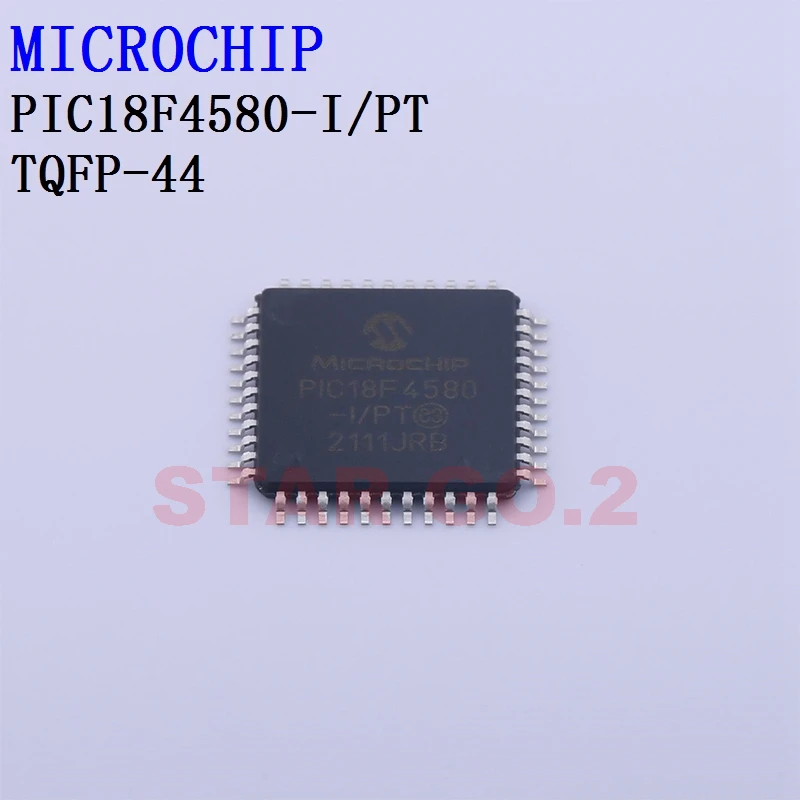 2 бр. X PIC18F4580-I/PT TQFP-44 МИКРОЧИПА Микроконтролер