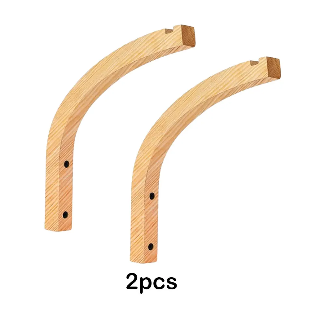 2 бр. конзола за Монтиране на Дървени стенни куки Лесен и безопасен за използване на Държач за растения с широко приложение