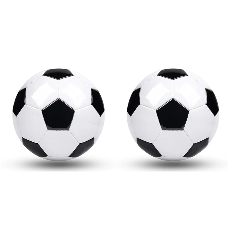 2 броя с Размер 5 Тренировъчни футболни топки Професионални спортни и футболни топки от PVC кожа