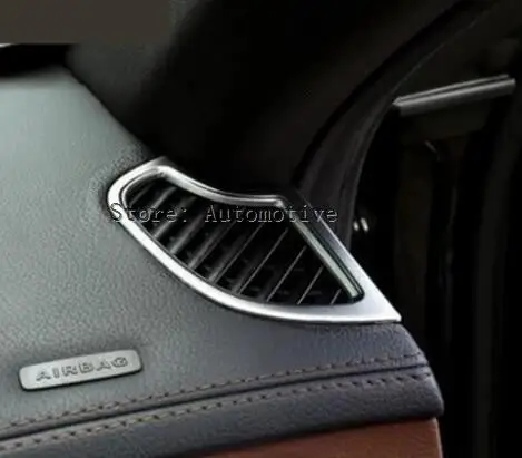 2 елемента ABS Панел Хромирани Капачки за Контакти Климатик Таблото За Mercedes Benz W222 S Class 600 500 400 350 Автомобилен стайлинг