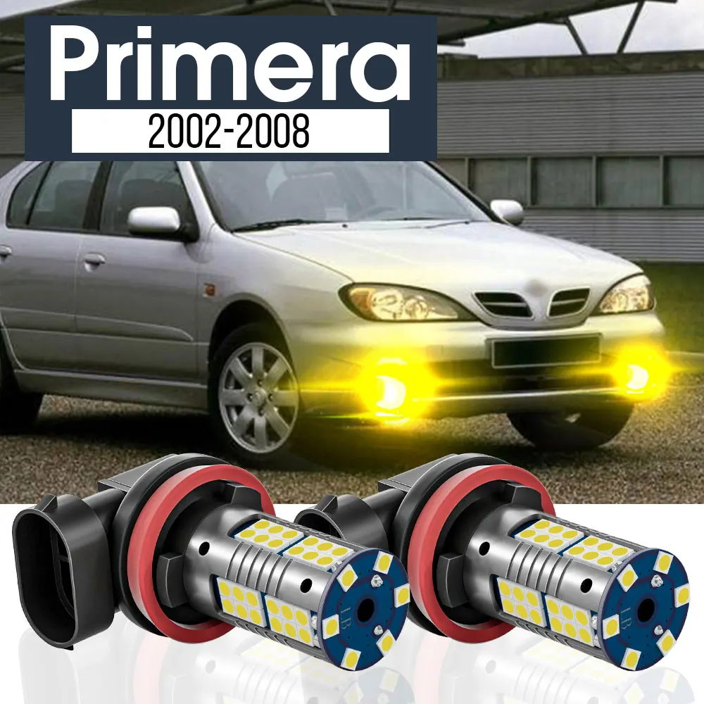 2 елемента Led Фарове за мъгла Blub Canbus Аксесоари За Nissan Primera 2002-2008 2003 2004 2005 2006 2007
