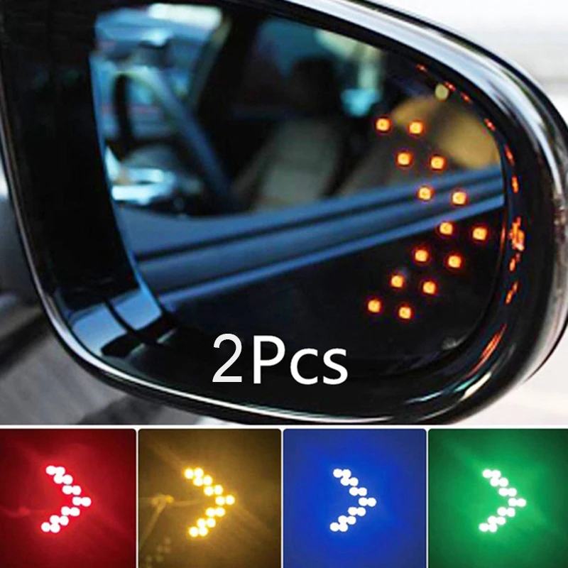 2 елемента Автомобилни led светлини Огледало за обратно виждане Стрелка на Лентата Светлина автомобилни продукти Огледало за BMW 530d 130i 330e M235i X4 X2 X3 530i 128i i8