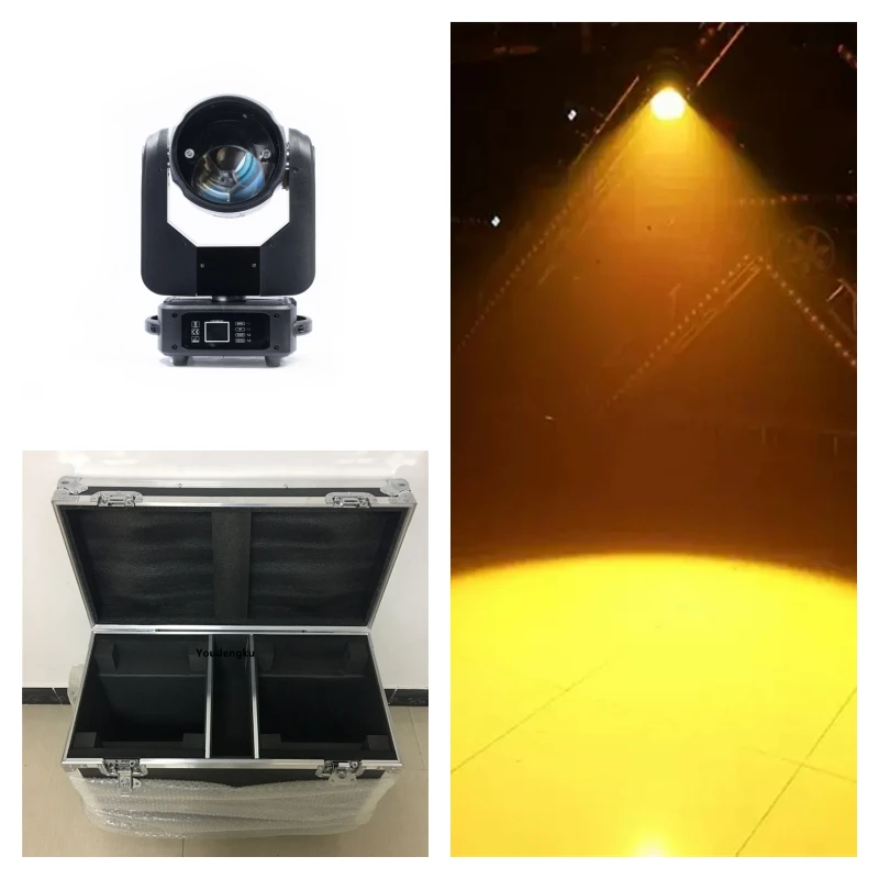 2 елемента с flycase cob LED zoom movingheads 400 W фокусирующий светлина на повърхността на движеща се глава за сценичната партита ktv club dj disco
