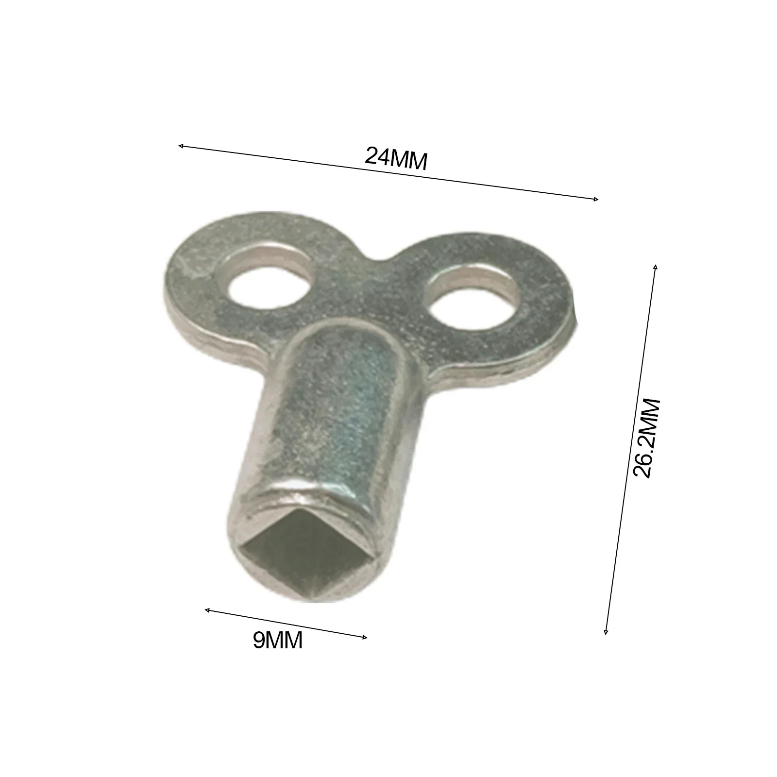 2 елемента Стандартни изпускателни патрубка клапан за отопление на Квадратен сребро небьющийся материал 5 × 5 mm Практичен ключова клапан