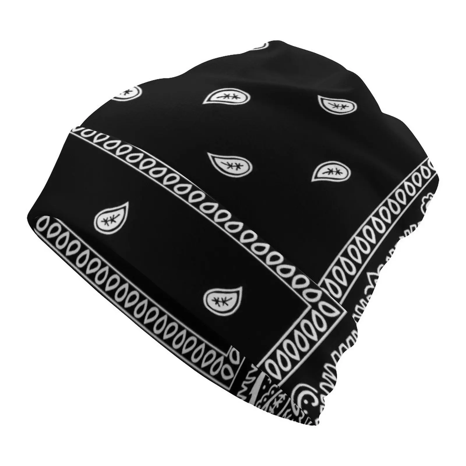 2023 Новата модерна шапка Унисекс Празнична шапка на поръчка Кърпа Арт Пуловер с шарките в рубчик Шапка на поръчка в племенно етнически стил