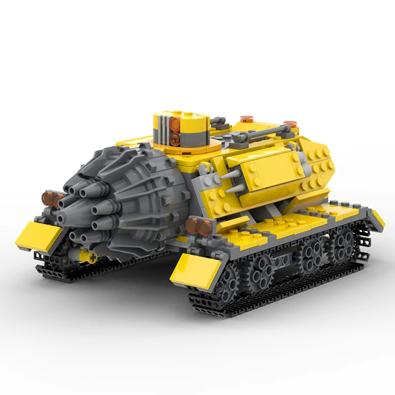 2024 НОВ MOC Deep Rock Галактическата автомобил Военен танк от Бтр Набор от градивни блокове Творчески камион играчки за деца Подаръци за рожден Ден