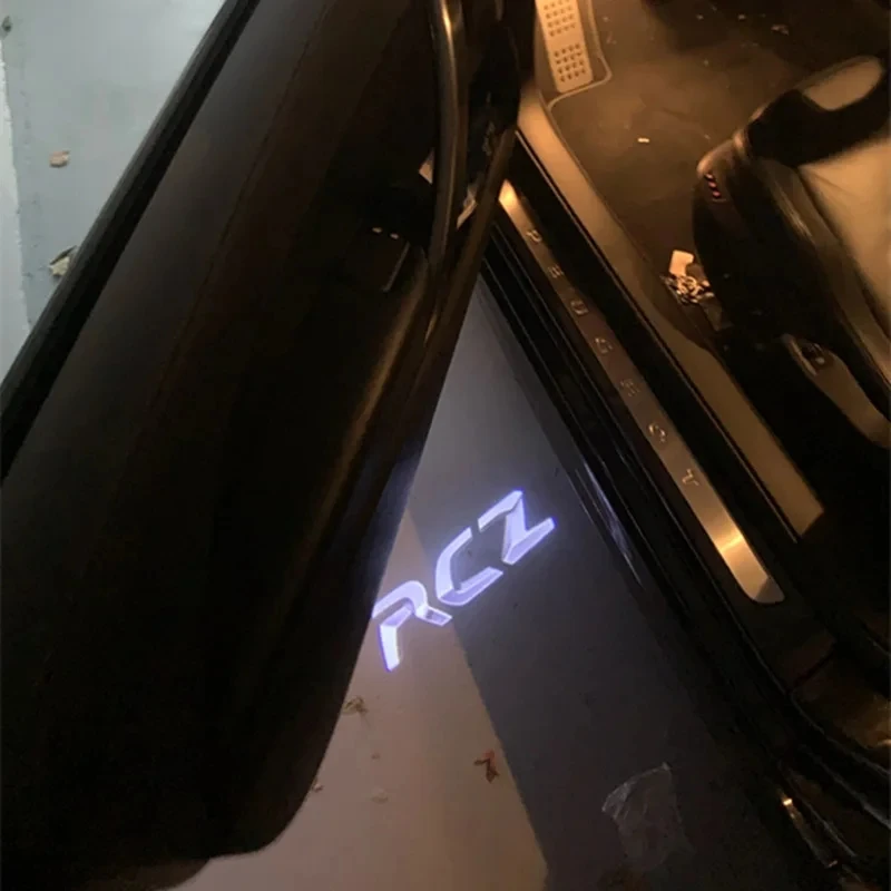 2X автомобилни аксесоари, led вратите добре дошли светлини за Peugeot RCZ 2011 2012 2013 2014, Проектор, Призрачная сянка, Любезно Предоставени от Инструменти за поставяне на лампи