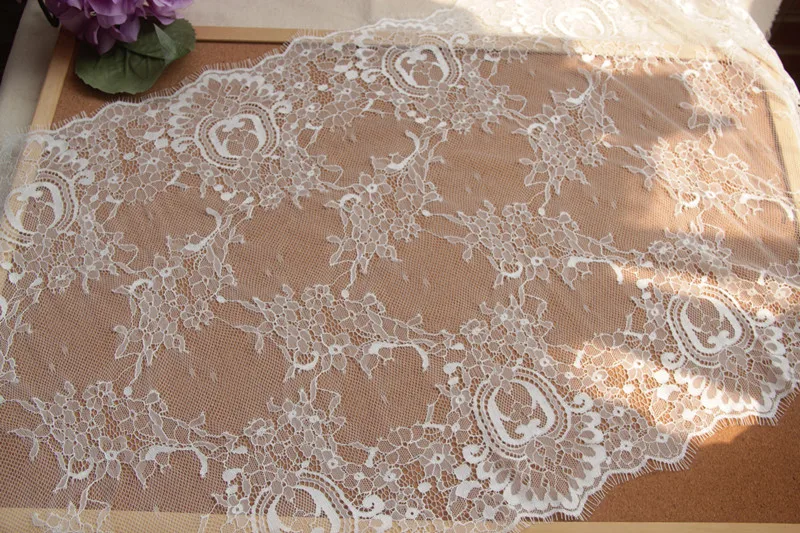 3 метра /лот Покритие от френска дантела тъкани реколта лейси украса за сватбена украса с ширина 40 см