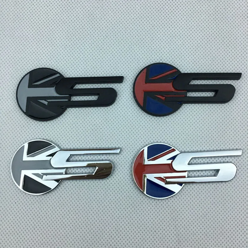 3D Метален Хром Черно Червено Лого S Емблемата на Колата Икона На Крилото На Стикер На Багажника За Jaguar F-TYPE XF XJL S Stikcer Аксесоари