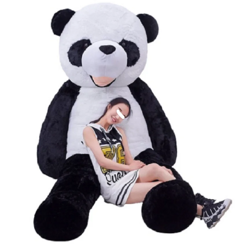 6 фута / 78 инча, огромен черно-бял плюшен играчка-панда-САМО мечи кожата!