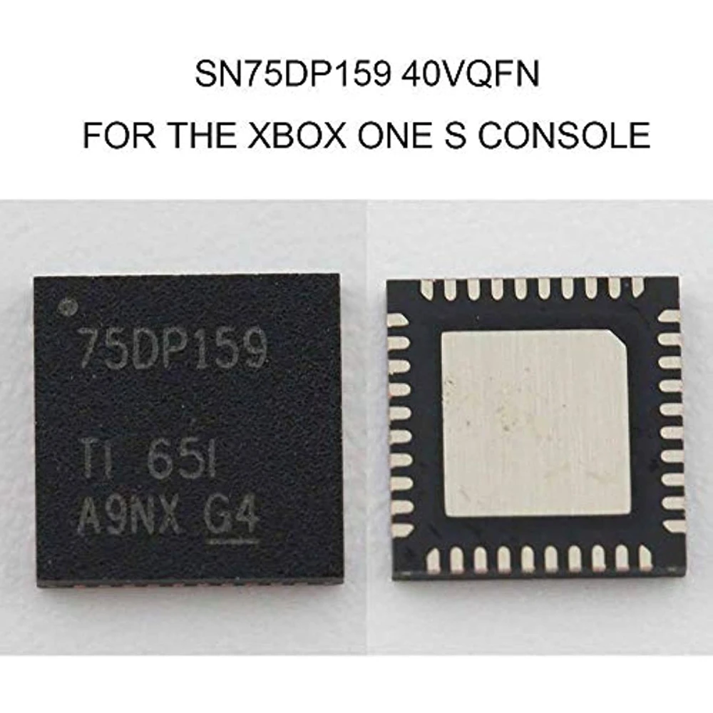 75DP159 за Xbox ONE S Slim 40pin SN75DP159 40VQFN Нов HDMI IC Modchip Контролен Чип 6 Гбитс Ретимер