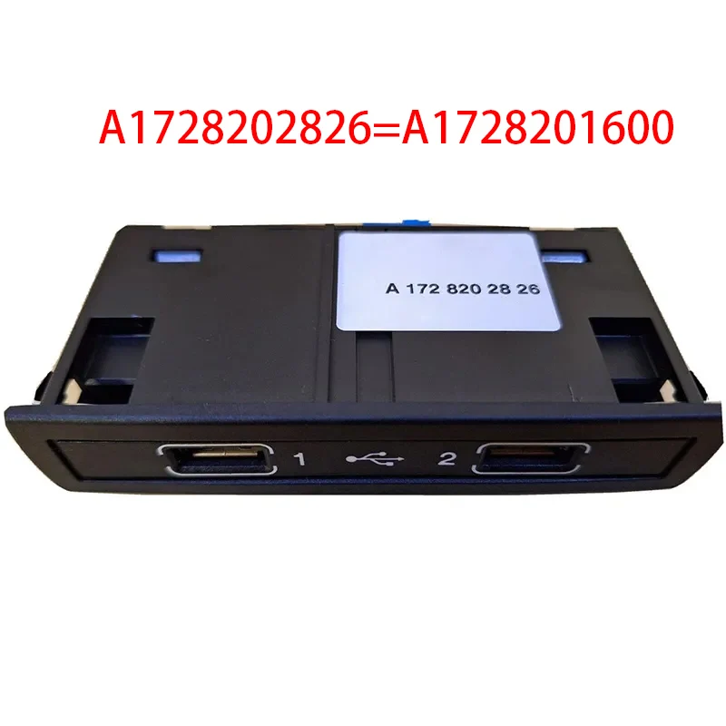 A1728202826 Geuine USB Хъб Модул за Управление на Вход/Конектор За Mercedes Benz GL ML GLE E B OEM CLA A1728201600 1728202826