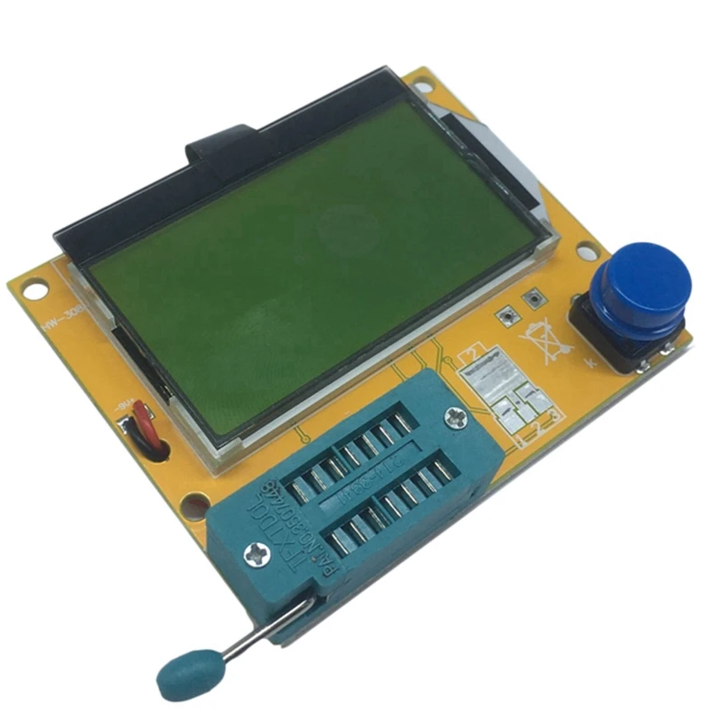 AT35 Mega328 LCR-T4 LCD Дисплей Транзистор Цифров Тестер Метър Осветление Диод Триод Капацитет съпротивление esr Метър MOS/PNP/NPN L/C/R