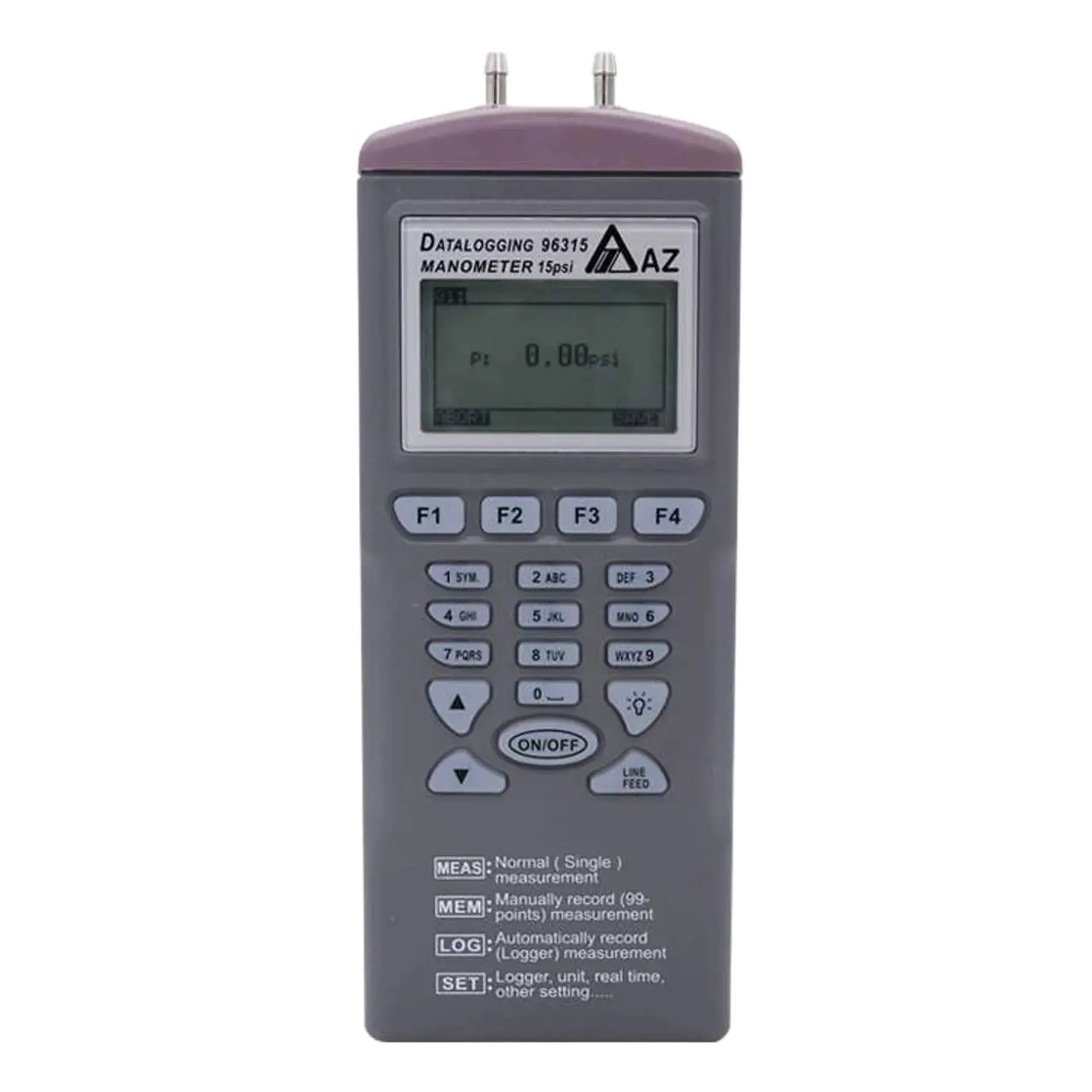 AZ96315 цифров манометър за 15 паунда/кв. инч разлика манометър запис габарит вашата оценка налягане запис на разликата в налягането на въздуха