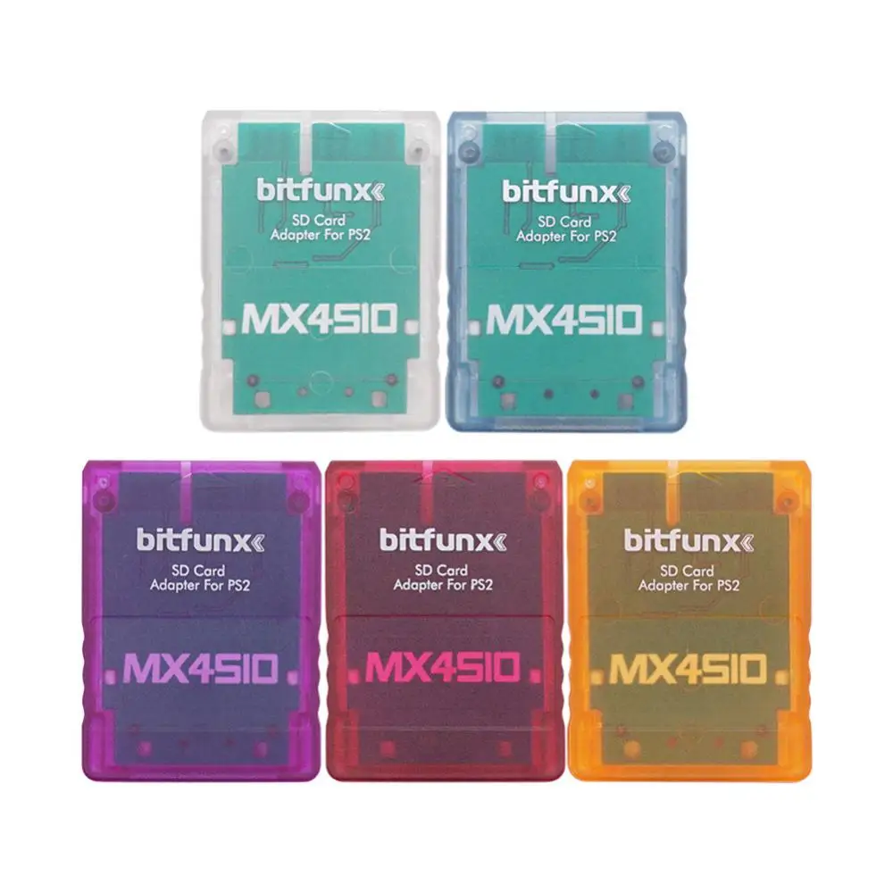 Bitfunx MX4SIO SIO2SD Адаптер Поддържа Игрова SD картата mircoSD за Конзоли PS2 2