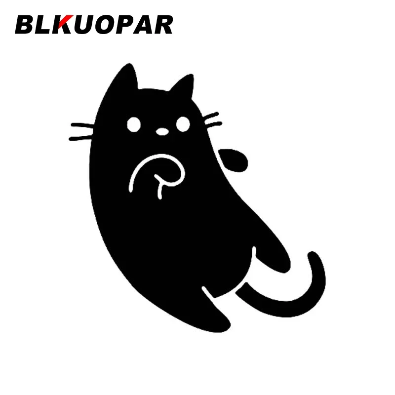 BLKUOPAR Meowers, привлекателен Силует на котка, автомобилни стикери, Винил, Водоустойчив дъска за сърф, Слънцезащитен крем, печат по поръчка