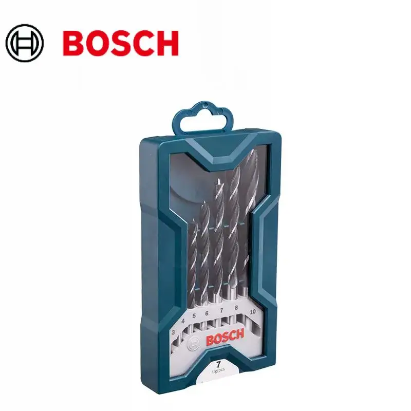 Bosch 7шт Комбинирана тренировка метал, тренировка за зидария, Тренировка за Дървообработване, корона отвертка, Смесен комплект