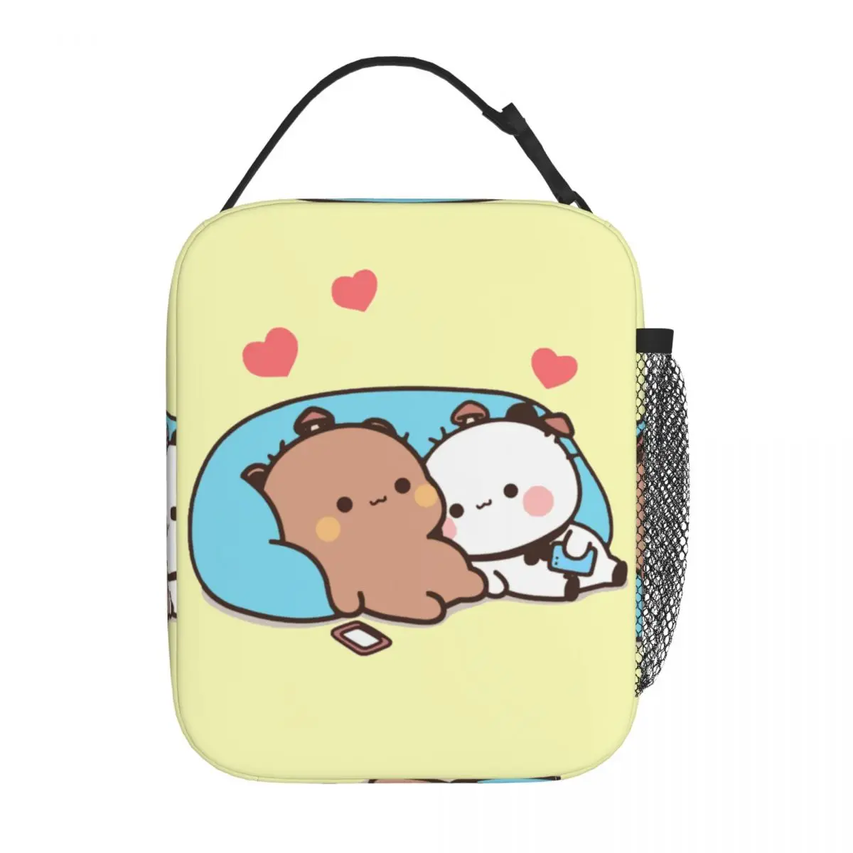 Bubu Dudu Love Сладко Product, Изолирани чанти за обяд, отворен контейнер за обяд Kawaii Panda Bear, Ново записване, Термокружка за bento