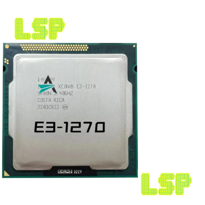 Intel Xeon E3-1270 E3 1270 3.4ghz LGA 1155 Четириядрен Процесор e3 1270 8M 80W