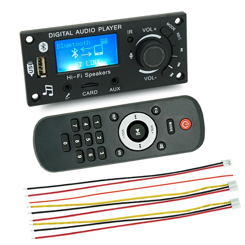 LCD дисплей Такса Mp3 декодер Модул Bluetooth Храни САМ Автомобилни аудиоаксессуары резервни Части Такса аудиоусилителя