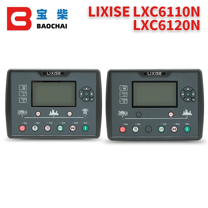LXC6110N контролер дизел-генераторной инсталация AMF LCD контролер за автоматично стартиране на части генераторной инсталиране на електронна интелектуална панел LXC6120N