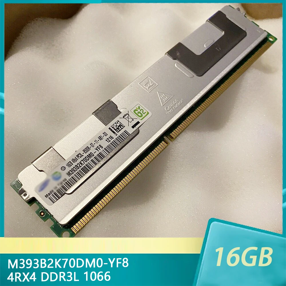 M393B2K70DM0-YF8 За Samsung RAM 16G 16GB 4RX4 DDR3L PC3L-8500R / Сървър Памет 1066 REG Бърза Доставка Високо Качество
