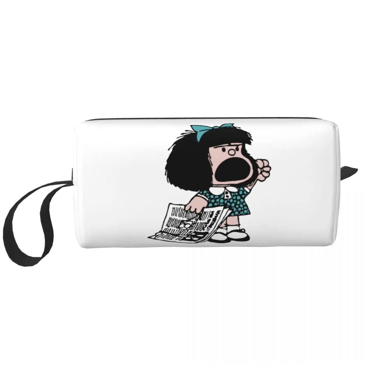Mafalda Протести срещу голям козметични чанти, козметични чанти за пътуване, преносима чанта за тоалетни принадлежности за унисекс