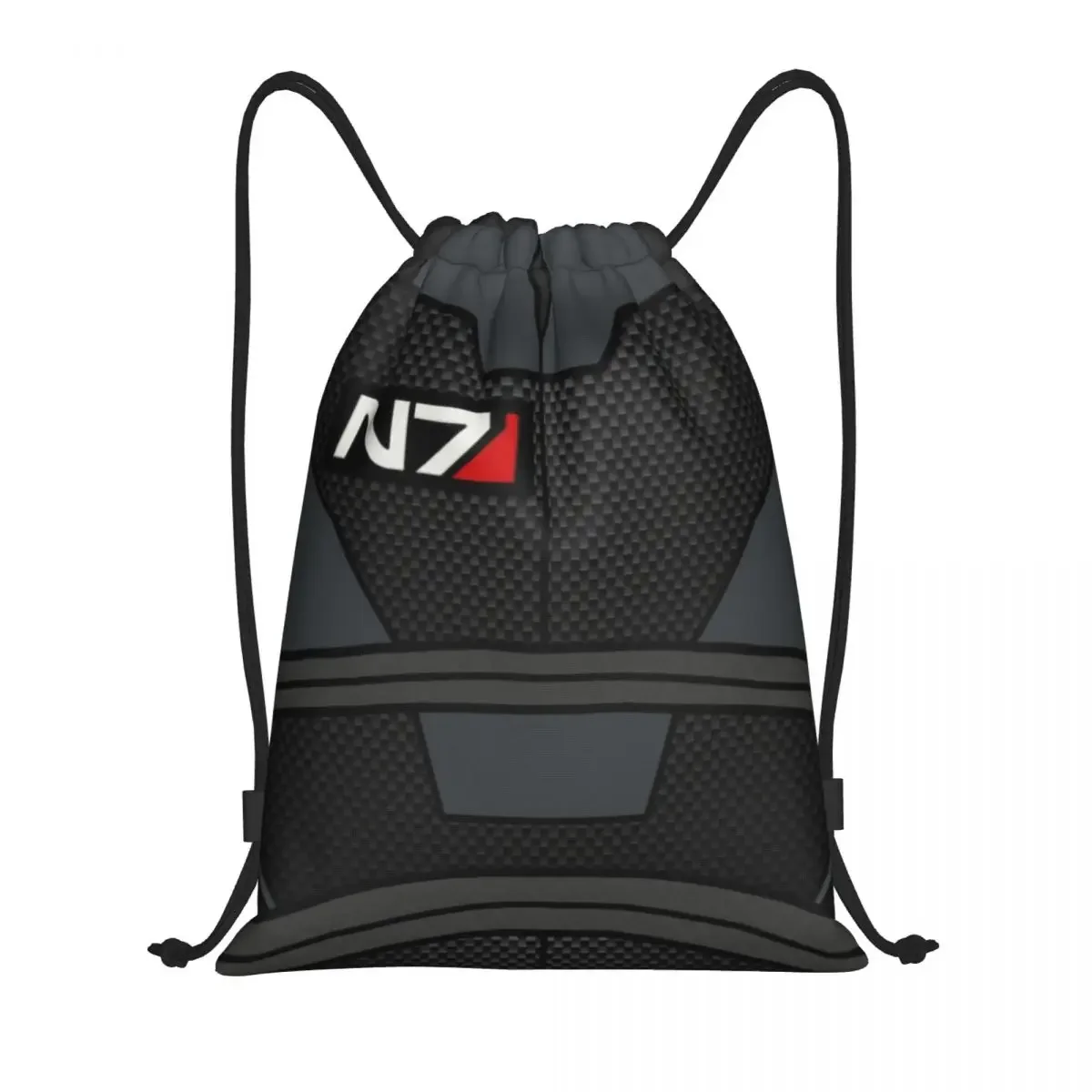 Mass Effect N7 Armor Чанта от съвсем малък Мъжки дамски сгъваема спортна чанта за фитнес Alliance Военни спортни раници за игри
