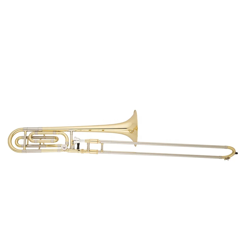 SEASOUND OEM Bb/ F Key Gold Настройка Slide Тромбон е Музикален инструмент Trombon JYTB505