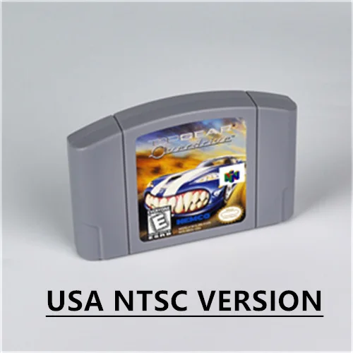 Top Gear Overdrive за ретро-64-битово игра касета, версията за САЩ във формат NTSC за детски подарък игри