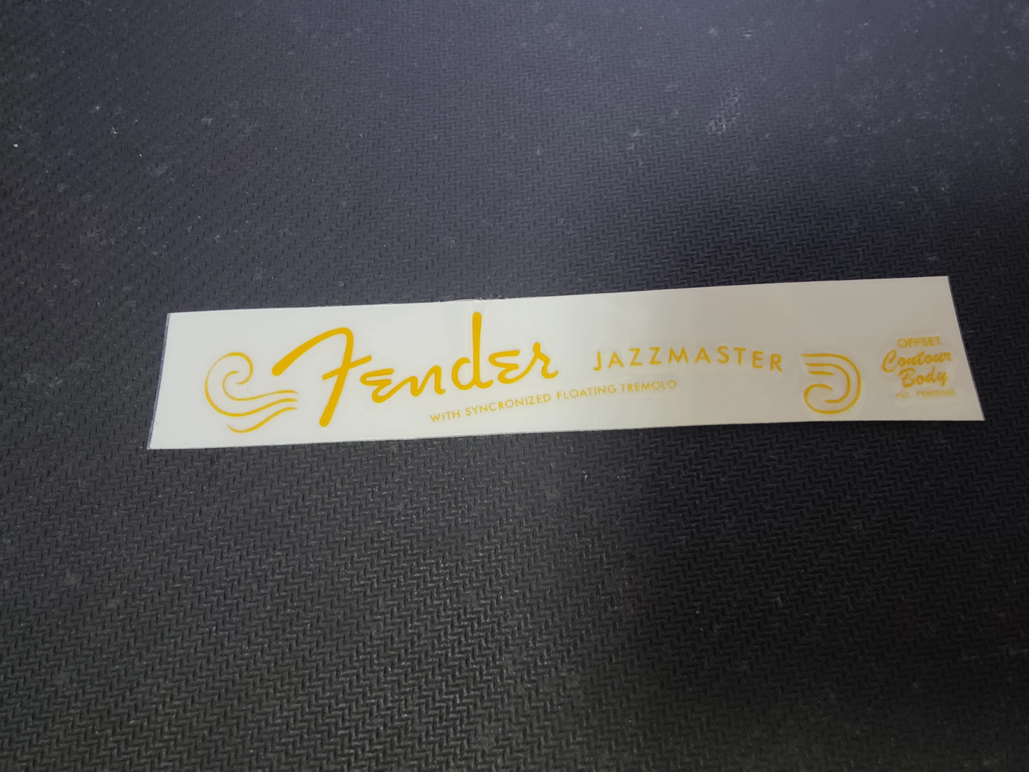 UV стикер с логото на Fender Guitar Head