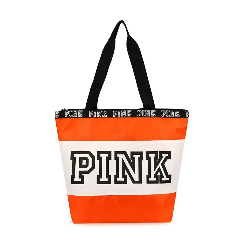 VS Pink Мъкна една Голяма чанта през рамо Водоустойчива чанта с голям капацитет