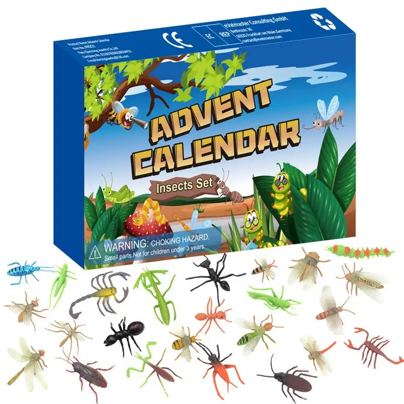 Адвент календари за деца, томбола, Адвент-календар, колективни броене, играчка с фигурки на животни, подаръци за коледното парти за момчета, клас подаръци