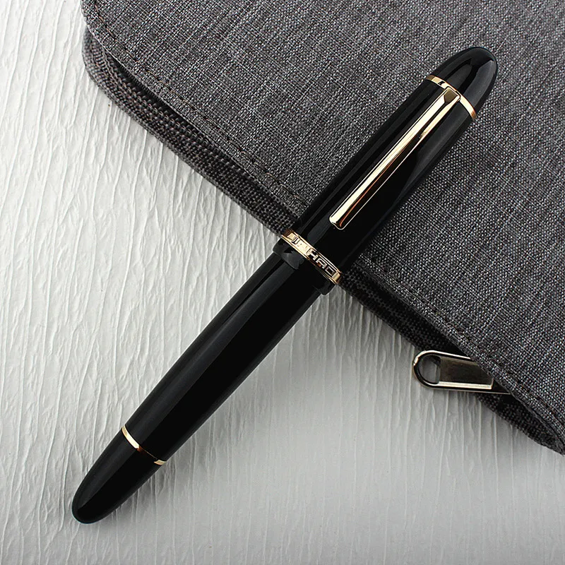 Акрилна писалка Jinhao X159 Red Spin със златен 40-миллиметровым писалка Elegante Ink Pen Удобства за бизнес и офис