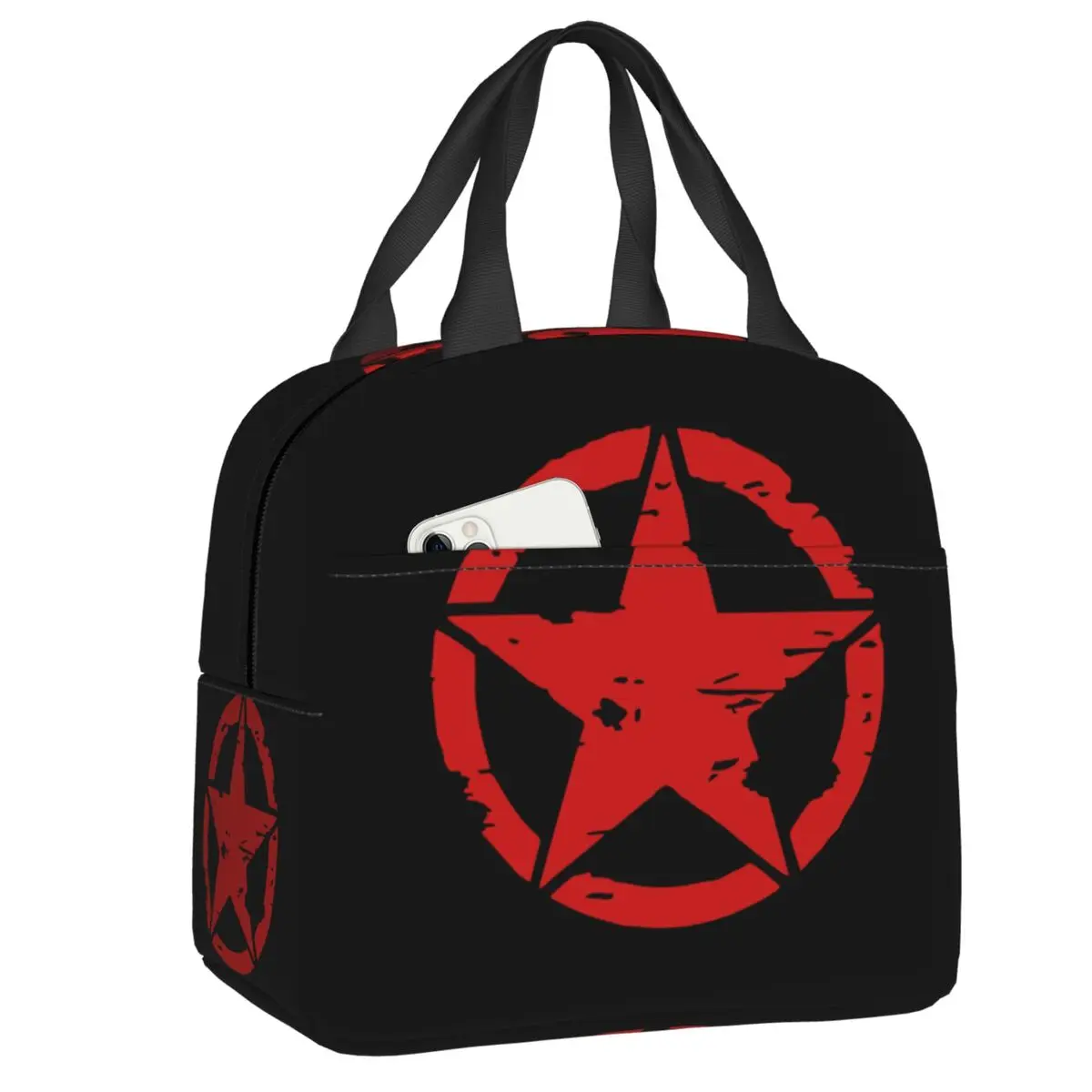 Американска тактическа военна звездна чанта за обяд Топли и Студени закуски Изолирани обяд-апарати за жени Работни Училищни чанти за пикник
