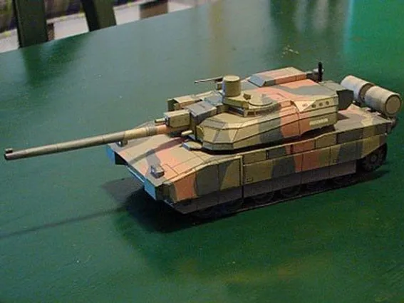 Бойни Танкове Leclerc Направи си САМ 3d Книжен Модел